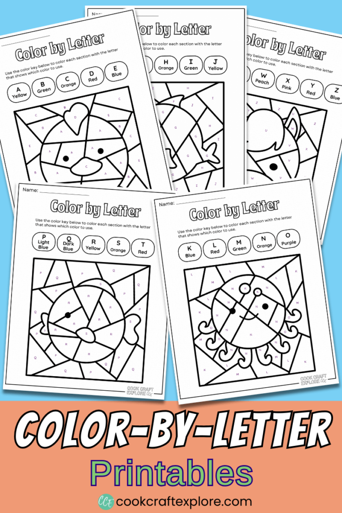 Color-by-Letter Printables