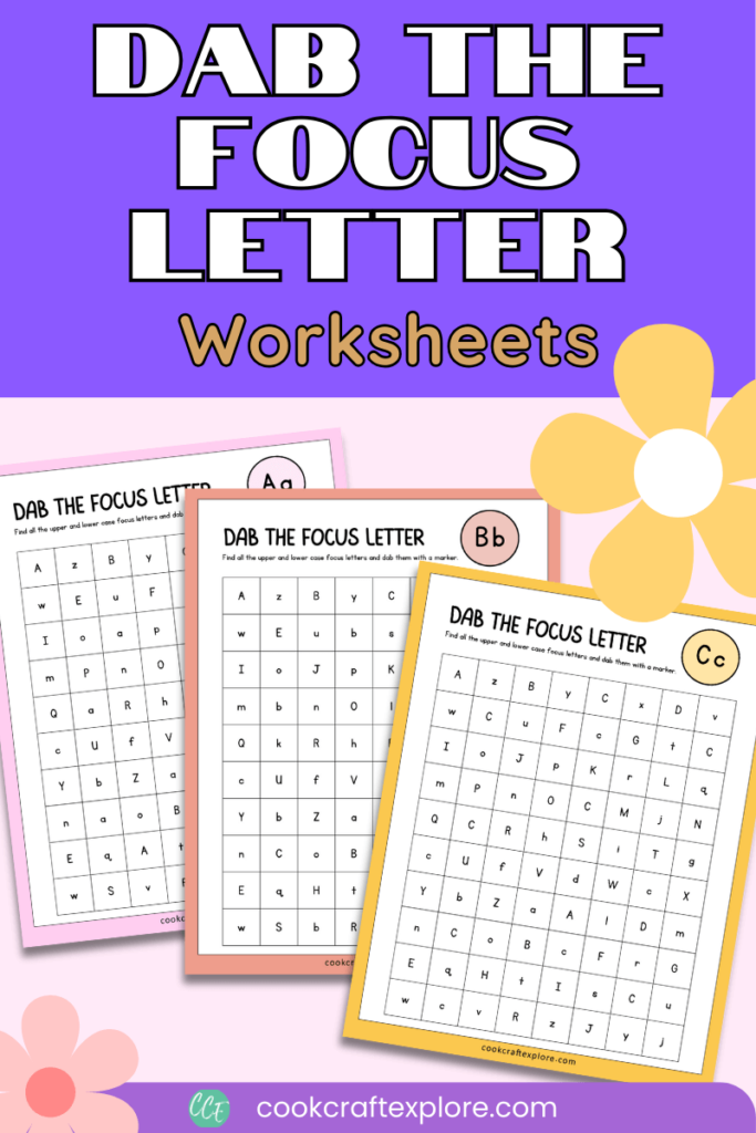 Dab the Letter Worksheets