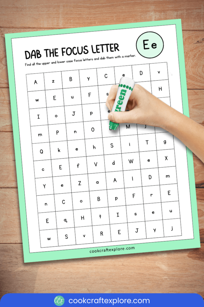 Dab the Letter Printables
