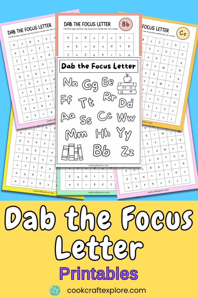 Dab the Letter Worksheets Printables