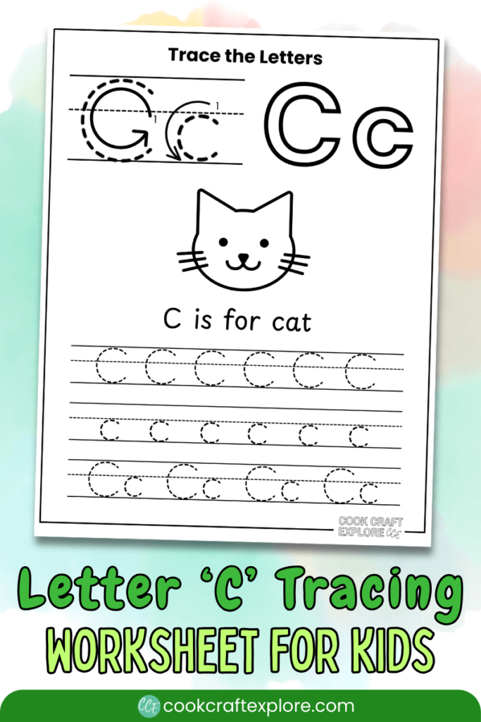 Letter C Tracing Worksheet