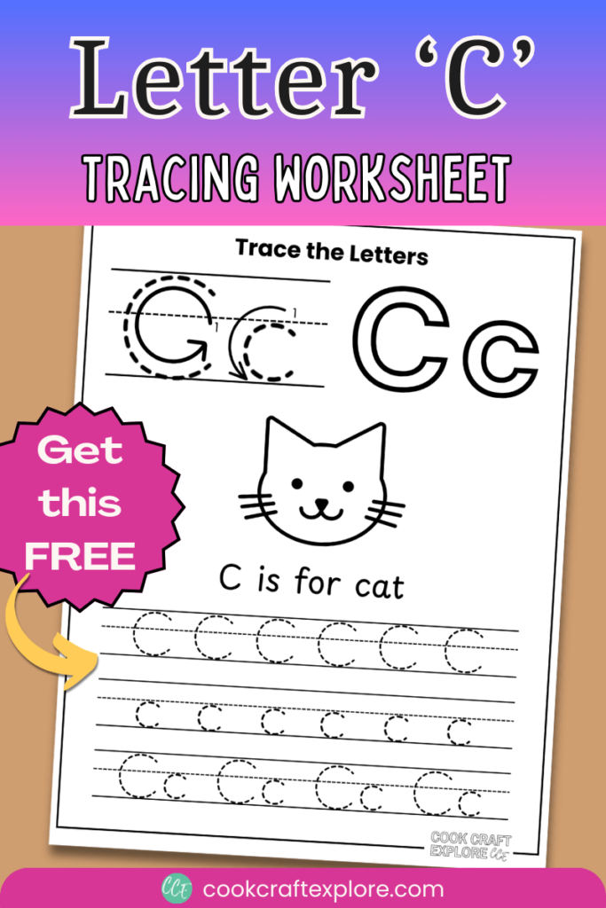 Letter C Tracing Worksheet